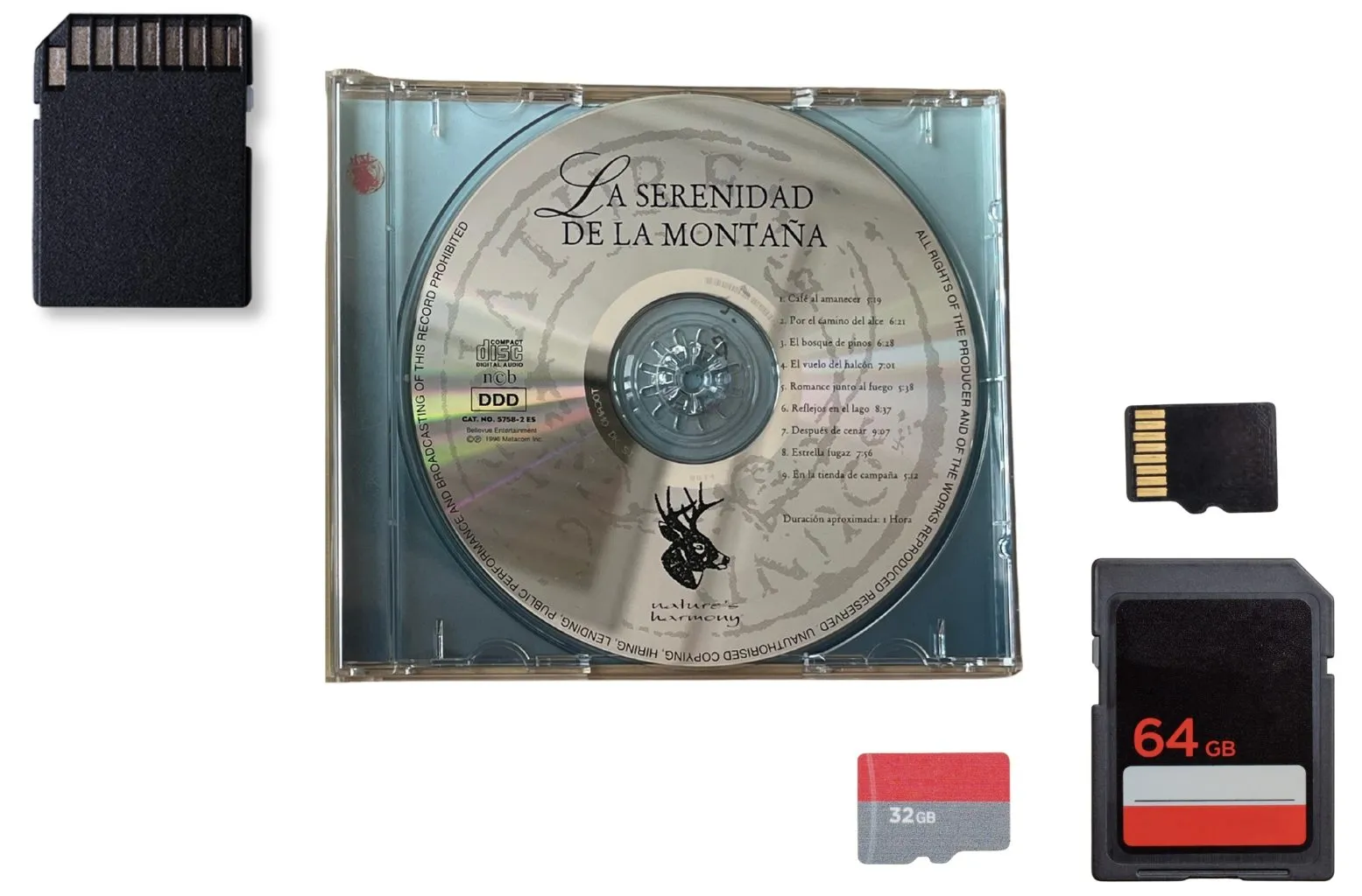 DVDs, cards and memory